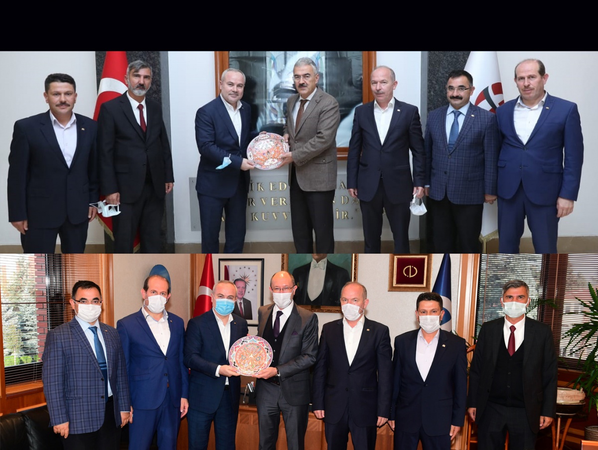 Eskişehir Şube Başkanlığımız, Eskişehir Valisi Ayyıldız ve Anadolu Üniversitesi Rektörü Erdal’a Ziyarette Bulundu