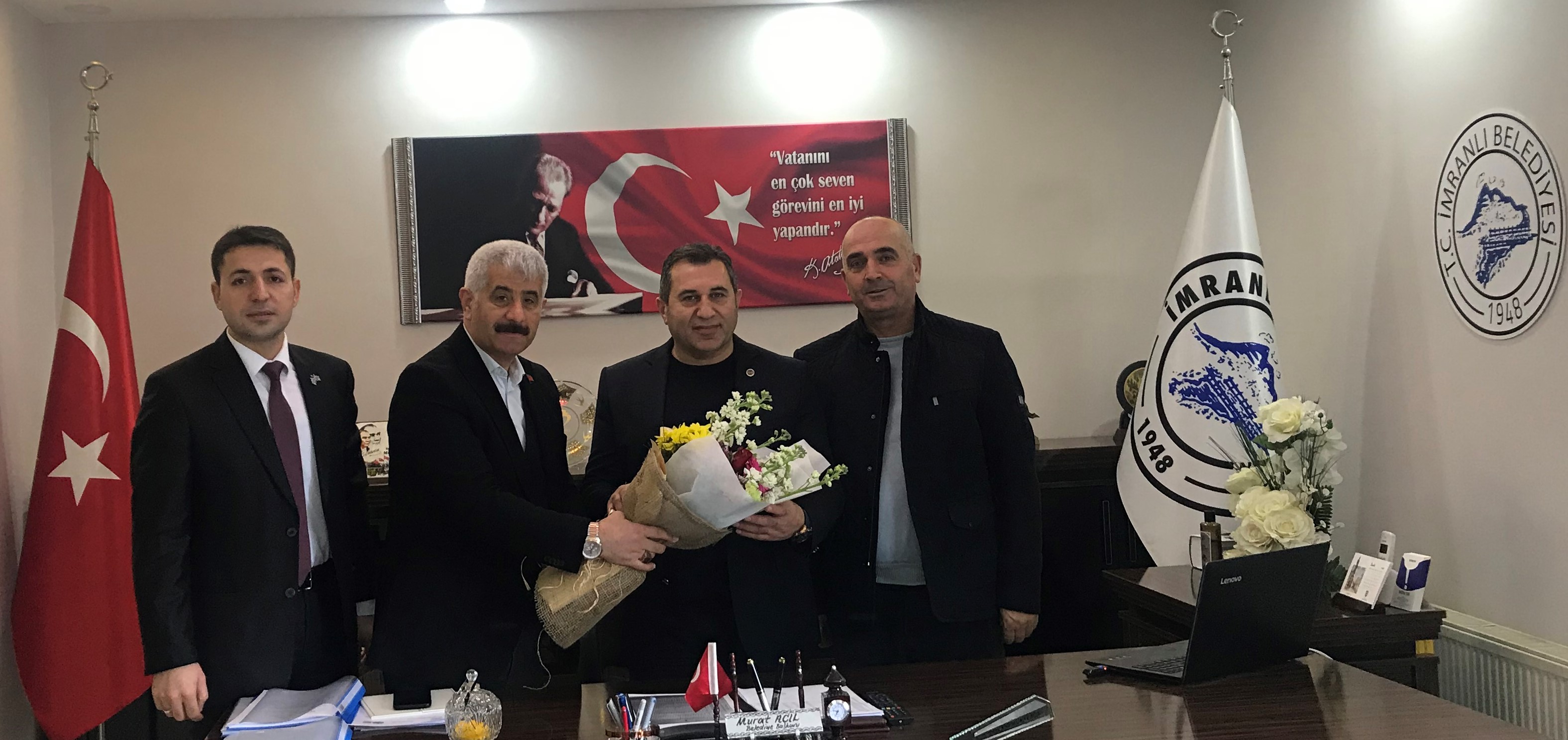 Sivas Şubemizden İmranlı Belediye Başkanı Açıl’a Ziyaret