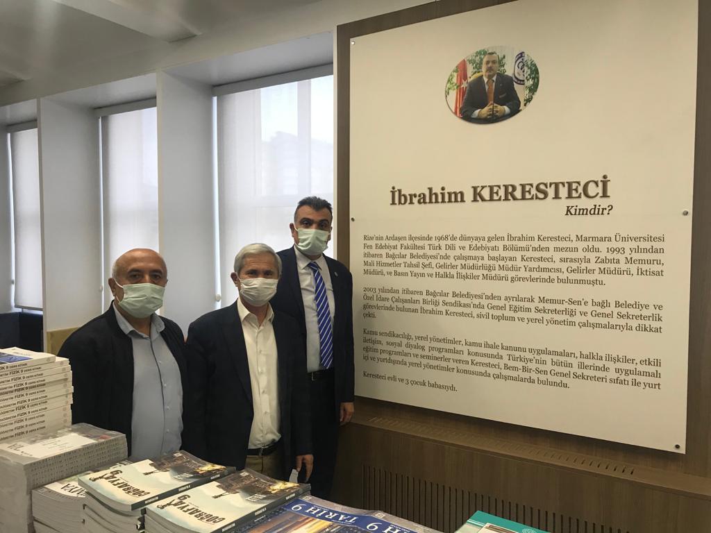 Ankara 1 No’lu Şubemizden İbrahim Keresteci Kütüphanesine Ziyaret