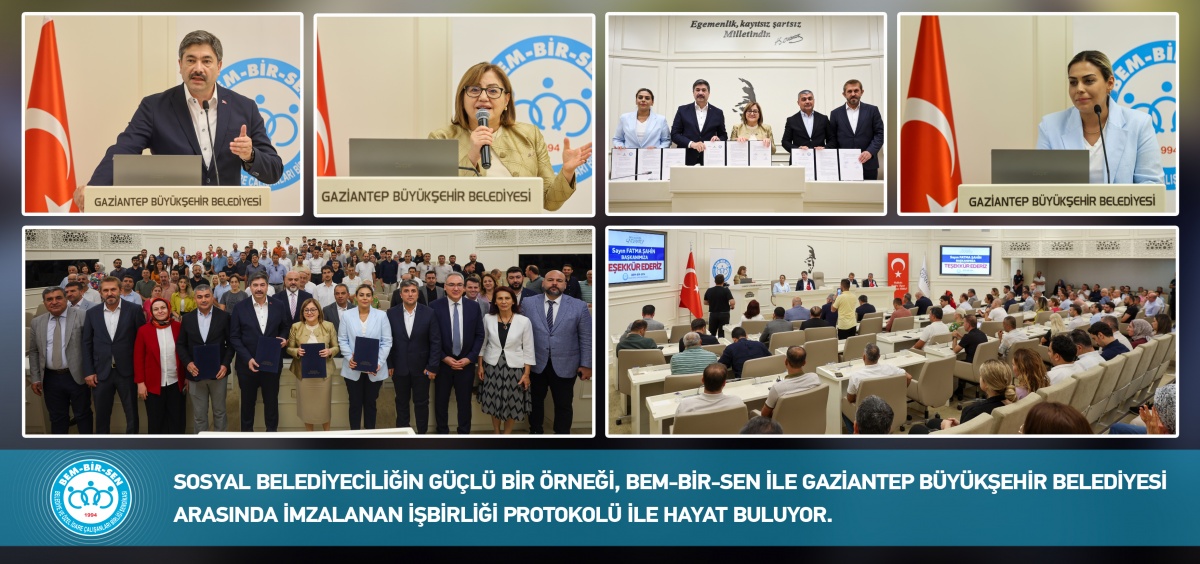 Gaziantep’te BEM-BİR-SEN Üyelerine Yönelik Örnek Konut Projesi Hayata Geçiyor