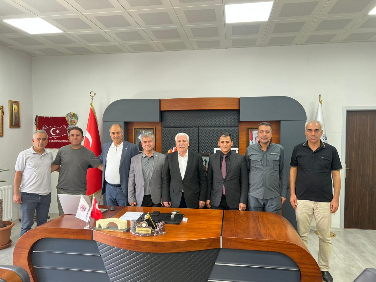 Diyarbakır İl Başkanımız Abdulaziz Ari Çermik Belediye Başkanı Şehmus Karamehmetoğlu’nu ve Üyelerimizi Ziyaret Etti