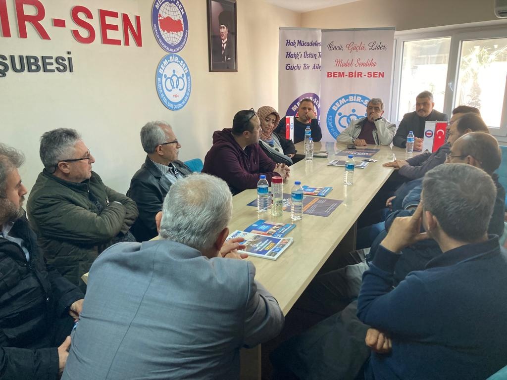 Bem-Bir-Sen İzmir Teşkilatımız Tire Belediye Başkanı Salih Atakan Duran'ı Ziyaret Etti