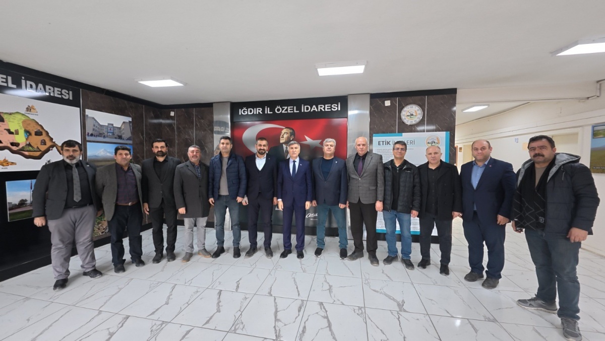 Iğdır İl Başkanımız Nihat Güneş İl Özel İdaresi Genel Sekreteri Ferhat Akkuş’a Hayırlı Olsun Ziyareti Gerçekleştirdi