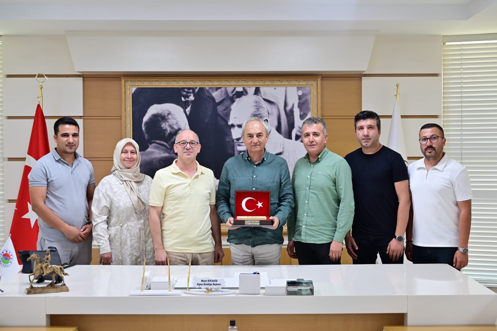 Genel Başkan Danışmanımız Ahmet Selim Kadıoğlu ve Antalya Şube Başkanımız Gülabi Acar Kepez Belediye Başkanı Mesut Kocagöz’ü Ziyaret Etti